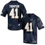 Notre Dame Fighting Irish Men's Jimmy Thompson #41 Navy Blue Under Armour Authentic Stitched College NCAA Football Jersey WYH6299JC